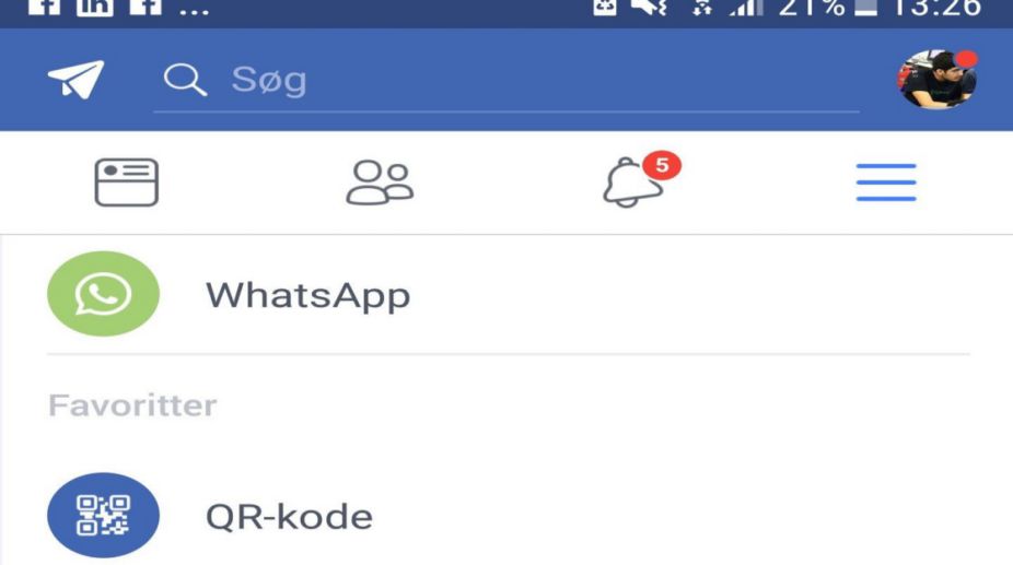 Facebook is testing WhatsApp shortcut button in its app