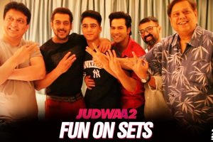 Fun On Sets of Judwaa 2 with Varun, Jacqueline, Taapsee and David Dhawan