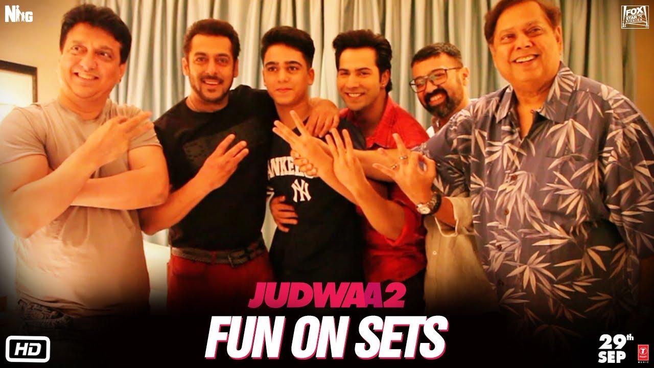 Fun On Sets of Judwaa 2 with Varun, Jacqueline, Taapsee and David Dhawan