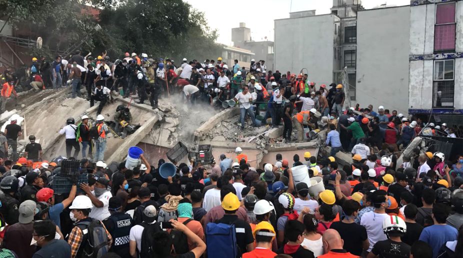 Strong earthquake measuring 7.5 on Richter Scale hits Mexico