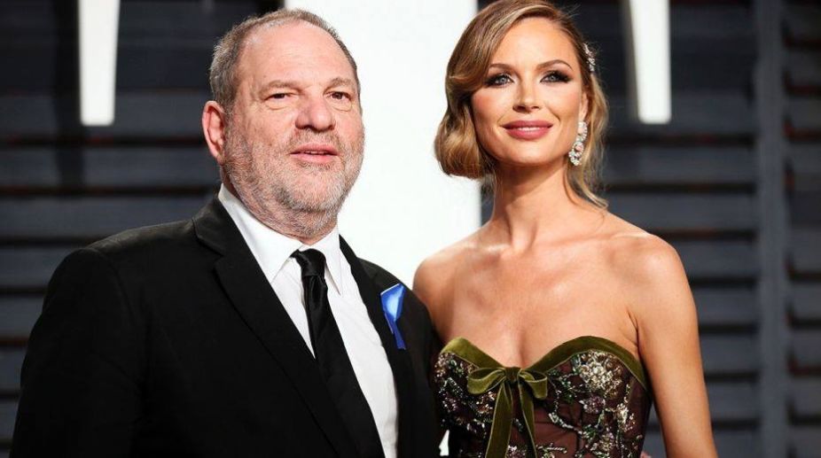 Harvey Weinstein’s wife leaves amid sex scandal