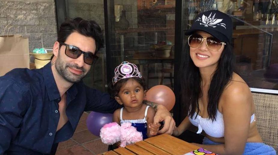 Sunny Leone surprised daughter on her second birthday