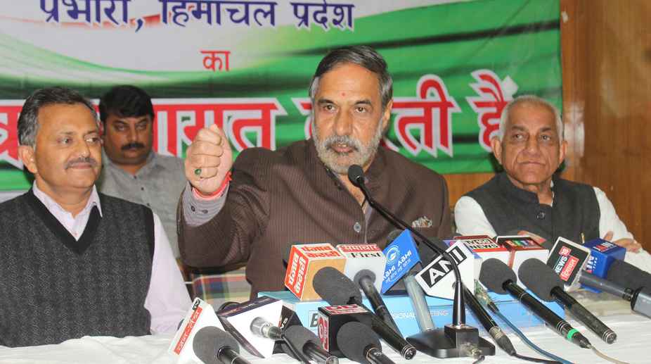 Failed economy, GST are real poll issues: Anand Sharma
