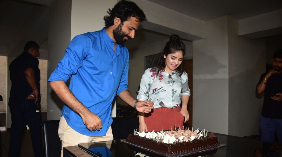 Zaira Wasim celebrates her birthday with Advait Chandan!