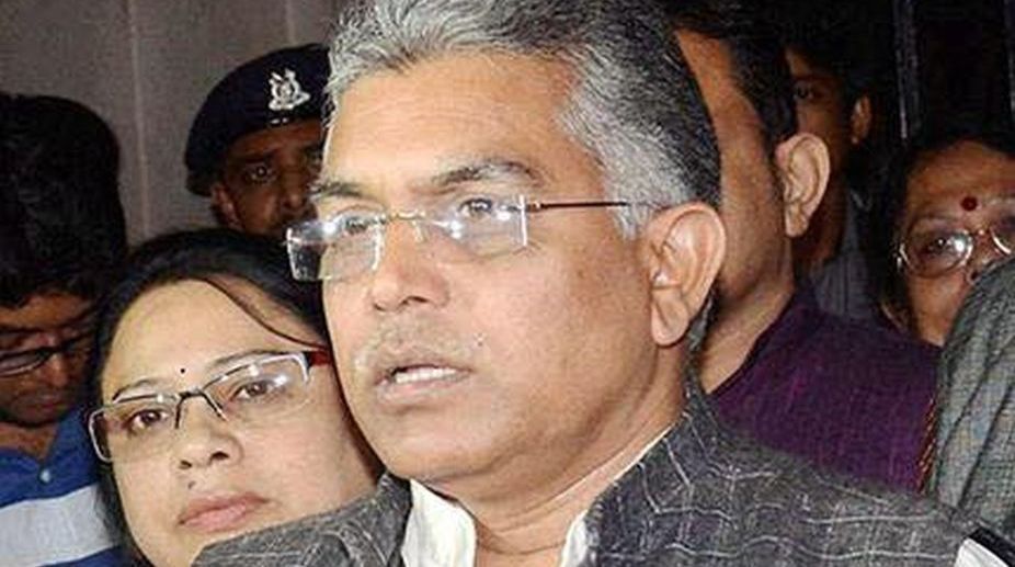 Will counter Trinamool’s pre-poll violence with equal measure: Dilip Ghosh