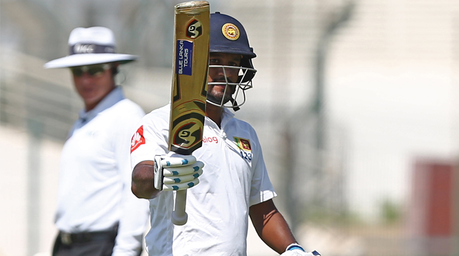 Dimuth Karunaratne puts Sri Lanka in strong position