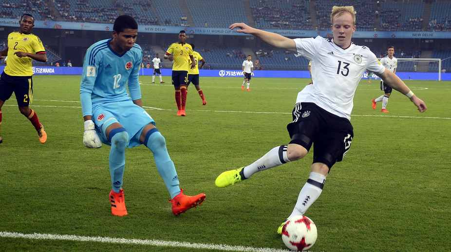 U-17 World Cup: Arp leads Germany to 4-0 win over Colombia