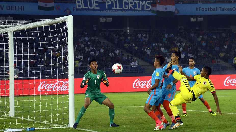 Jeakson scores India’s 1st goal at FIFA U-17 World Cup; Colombia win 2-1