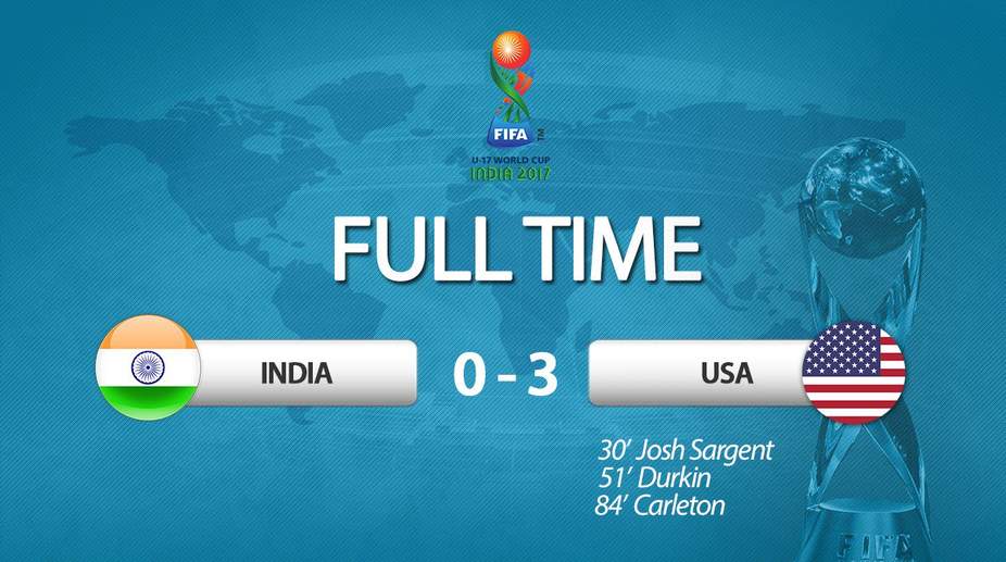 FIFA U-17 World Cup: India lose 0-3 to dominant US in opener