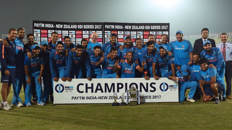 India beat New Zealand in 3rd ODI to clinch series