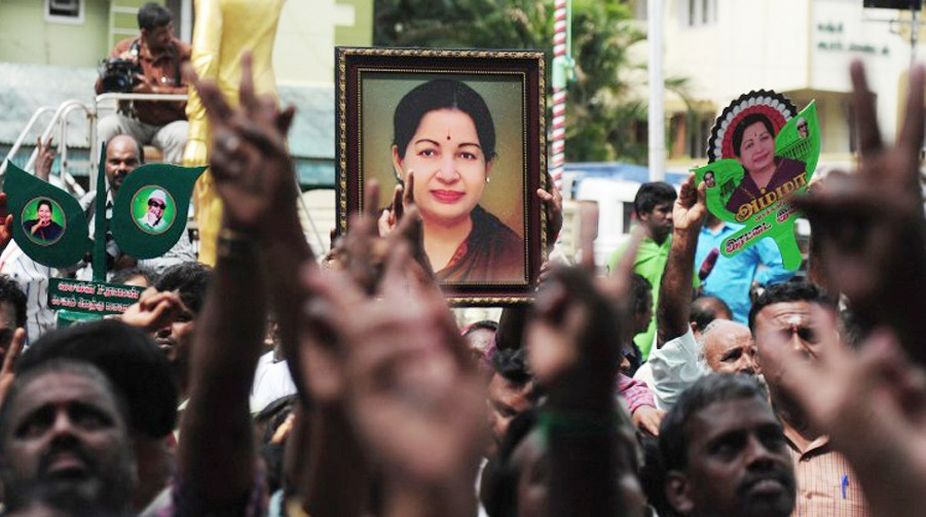 Stone laid for Jayalalithaa memorial in Chennai, opposition cries foul