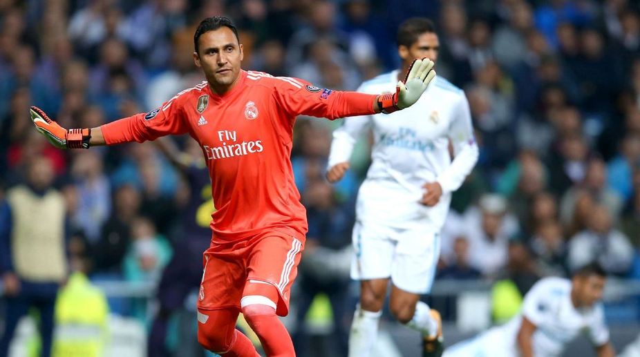 Real Madrid’s Keylor Navas suffers abductor muscle injury