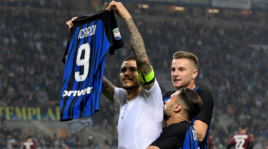 Mauro Icardi hat-trick sees Inter Milan edge AC Milan in thrilling derby