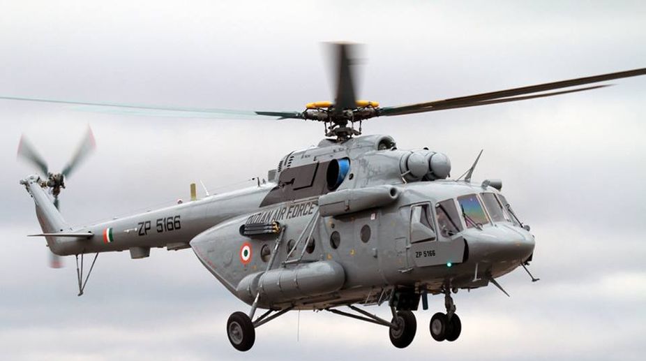 IAF helicopter crashlands; occupants safe