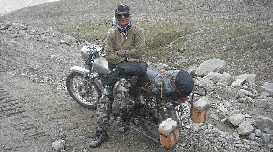 Single mother’s biking expedition to raise funds for education of 100 girls