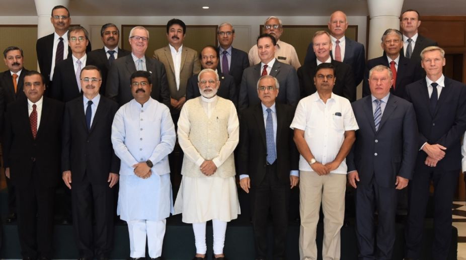 PM Modi meets oil honchos, stresses on need for access to energy in eastern India