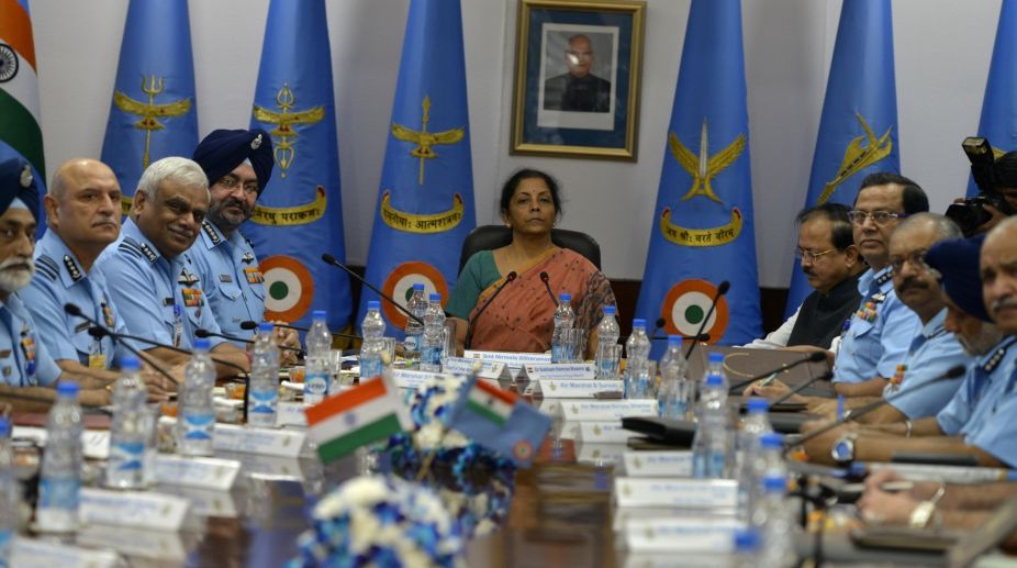 Government to fill gaps in decision-making: Sitharaman to IAF
