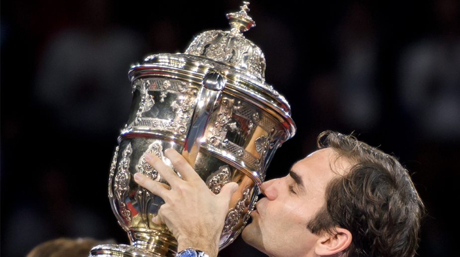 Basel Open: Roger Federer beats del Potro to lift 95th career title