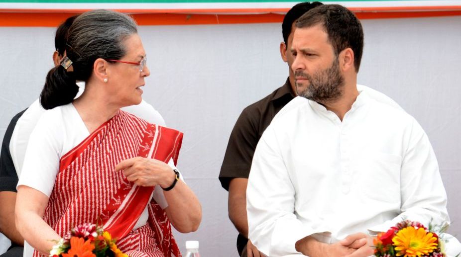 Sonia hints at Rahul Gandhi’s elevation as Cong chief