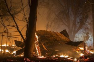 Wildfires now up to 100 miles wide as death toll reaches 40
