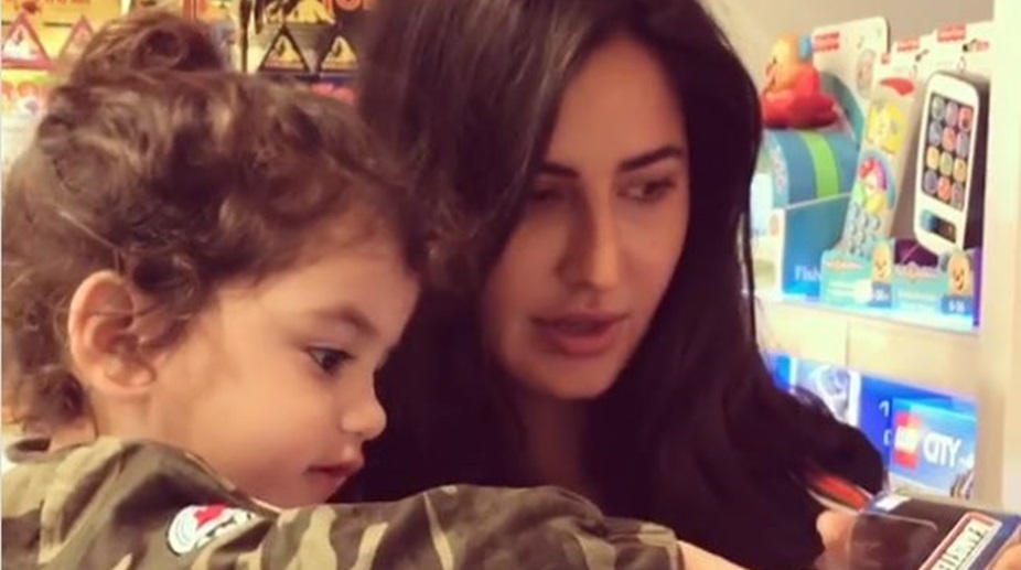 Cuteness Alert: Katrina Kaif goes toy shopping with a baby