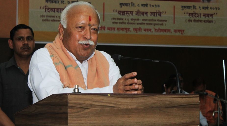 Bhagwat discusses J-K, economic situation with top intellectuals