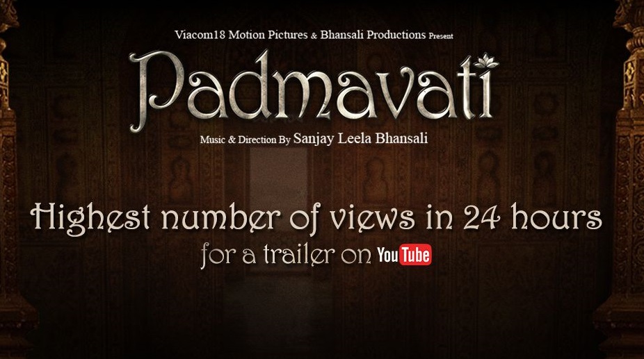 Padmavati’s trailer makes a fresh record