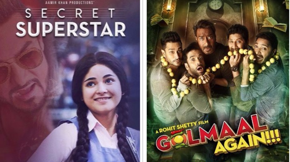 ‘Secret Superstar’ to clash with ‘Golmaal Again’
