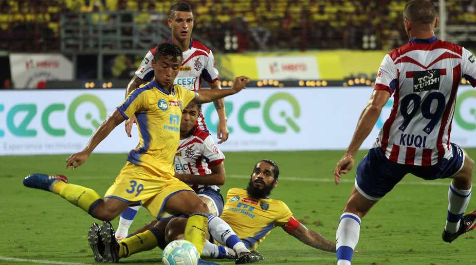 Indian Super League: Kerala, ATK settle for a point each in opener