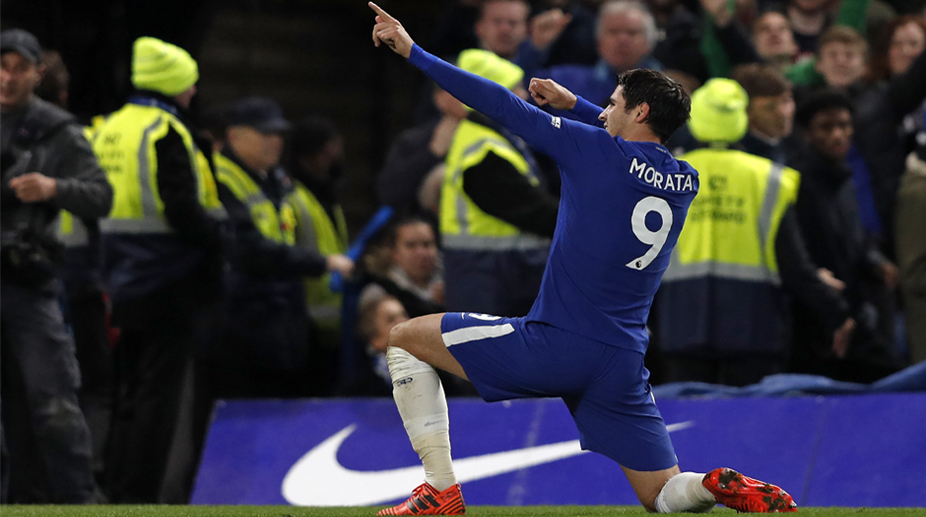 Premier League: Alvaro Morata grabs winner as Chelsea derail Manchester United’s title hopes