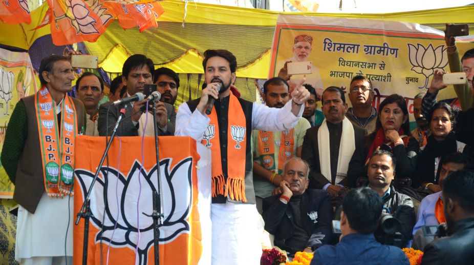 Anurag Thakur asks Cong leaders to check facts before making statements
