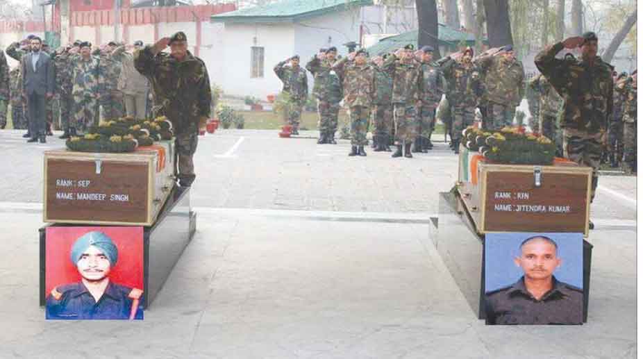 Army pays tributes to soldiers martyred in Kupwara operations