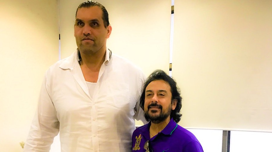 Adnan Sami meets ‘lovely guy’ The Great Khali
