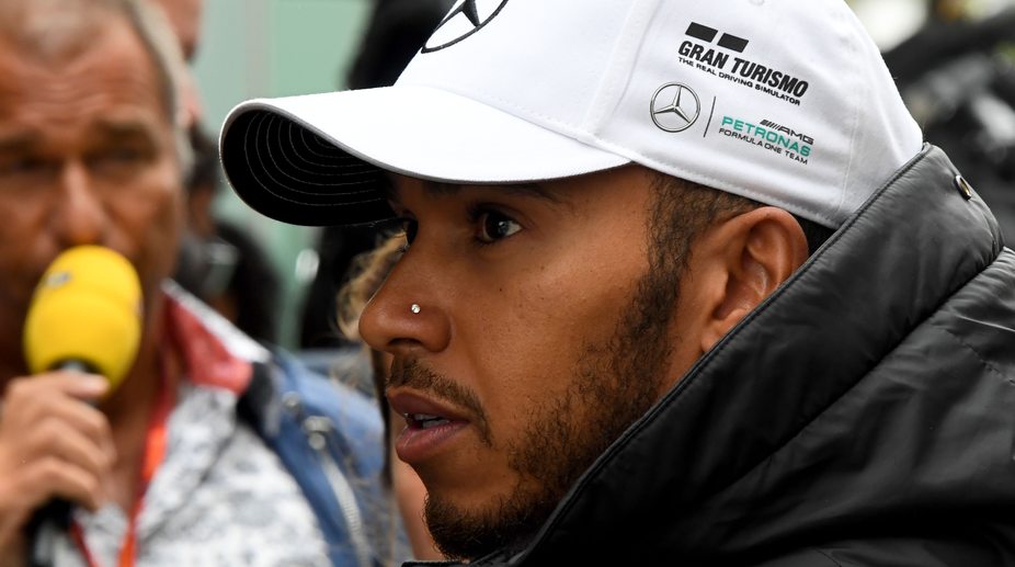 Mercedes driver Lewis Hamilton
