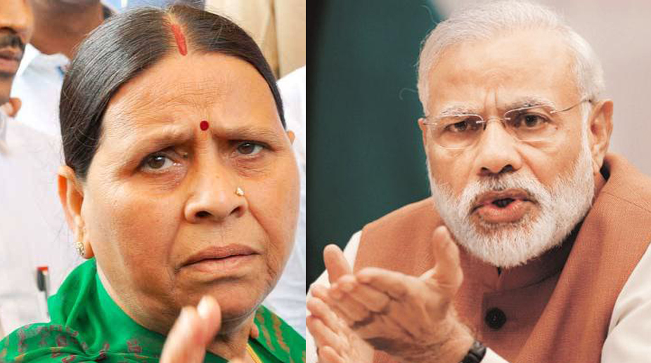 Many in Bihar ready to slit Modi’s throat, chop his hands: Rabri Devi