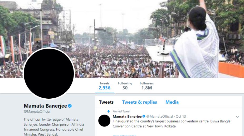 On first DeMo anniversary, Mamata Banerjee Twitter DP goes black