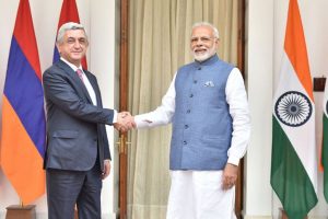 PM Narendra Modi meets Armenian President