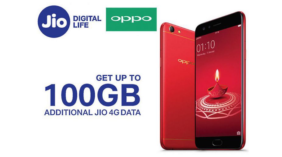 Oppo partners with Reliance Jio to offer up to 100GB additional Jio 4G data