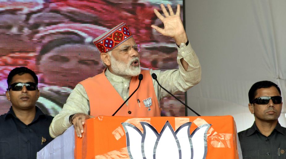 PM Modi calls for voting out Congress to end ‘mafia raj’ from Himachal