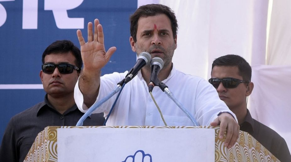 BJP setting country on fire: Rahul Gandhi on ‘Padmaavat’ row