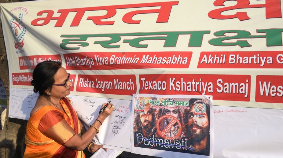 Signature campaign against ‘Padmavati’ film in Kolkata