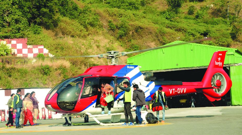 Vaishnodevi helicopter service popular among pilgrims