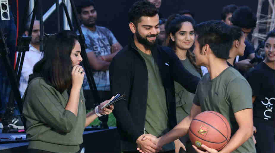 Kohli pushes cause of physical fitness, encourages kids to play outdoor sports