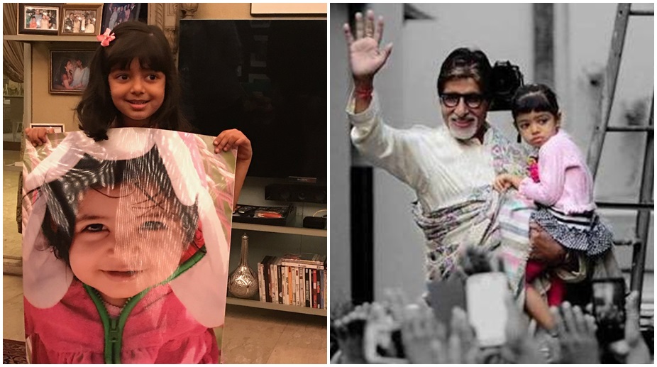 Happy Birthday Aaradhya; grandfather Amitabh Bachchan posts an adorable pic