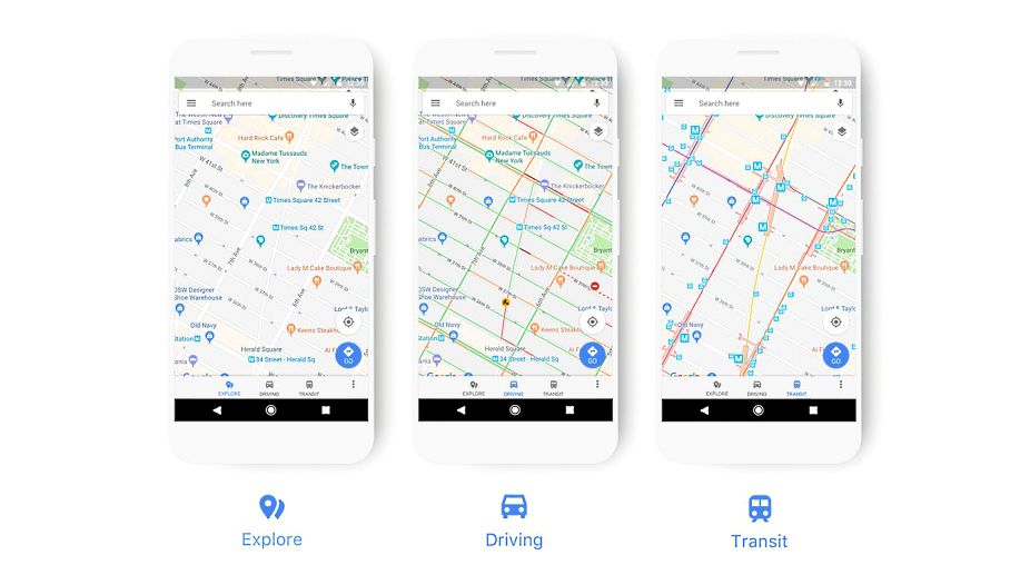 Google Maps gets a new look, updated features and more