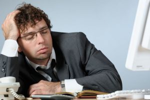 Salary hike correlated to ease of falling asleep