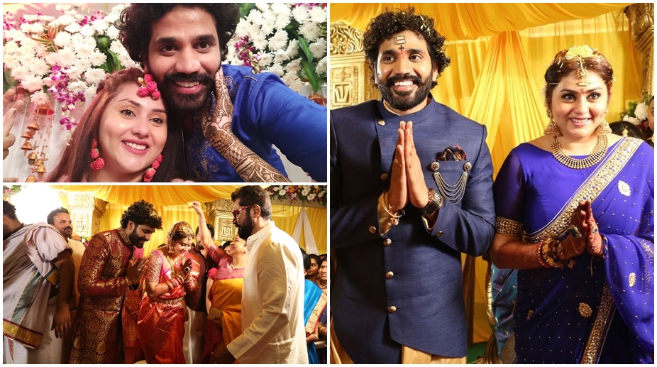Inside pics from Namitha and Veer’s wedding ceremonies