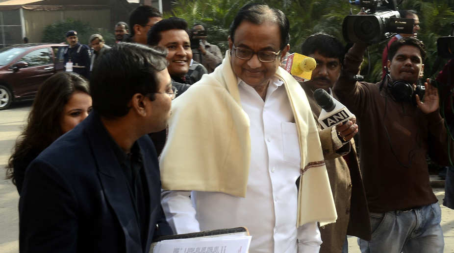 Chidambaram appears before ED in Aircel-Maxis PMLA case