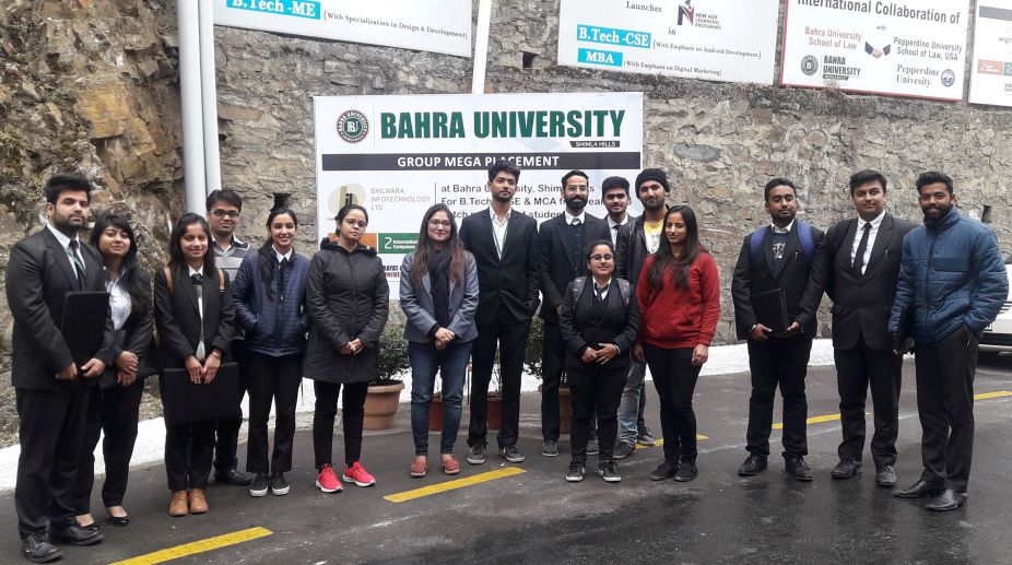 Job placement drive held in Himachal’s Bahra University   
