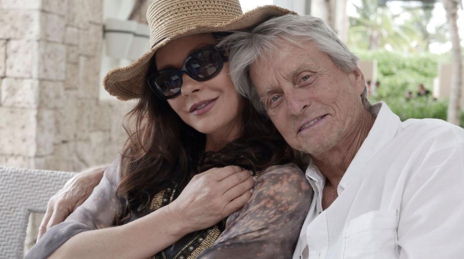 Douglas, Zeta-Jones off to Cambodia after India vacation